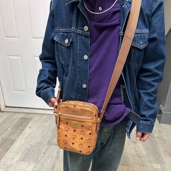 Mini MCM Klassik Cognac Crossbody - Picture 8 of 10
